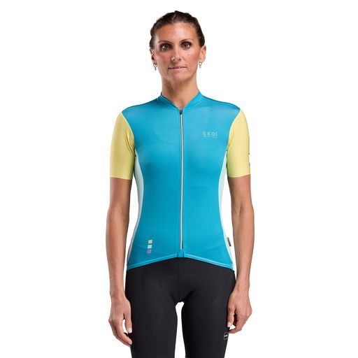 Maglia DONNA EKOI COLOR BLOCK BLU