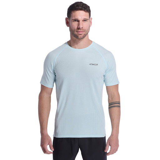 T-shirt de corrida EKOI RUN DRY FAST Aqua