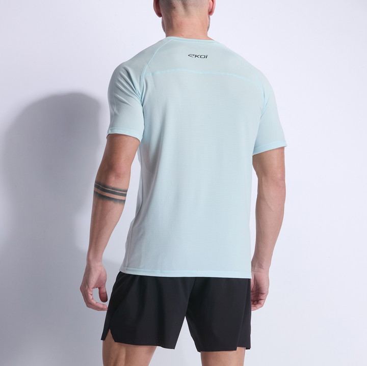 TEE SHIRT HOMME DRY FAST EKOI RUN AQUA
