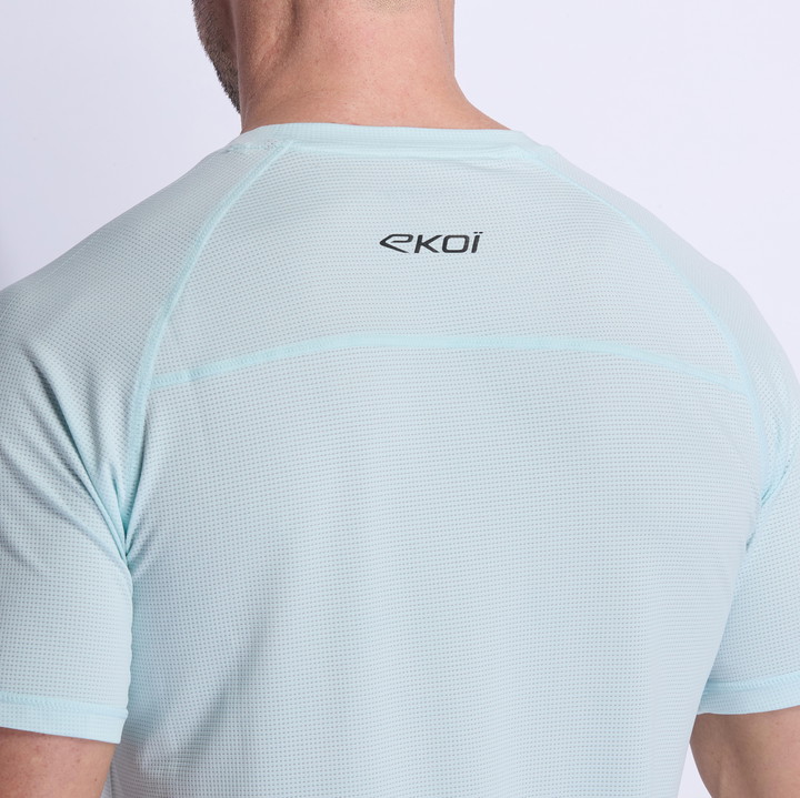 TEE SHIRT HOMME DRY FAST EKOI RUN AQUA