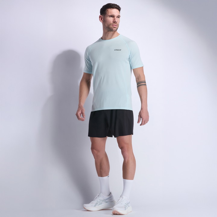 TEE SHIRT HOMME DRY FAST EKOI RUN AQUA