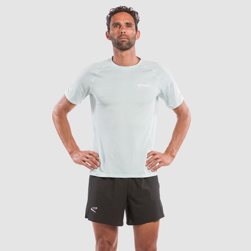MEN TEE SHIRT DRY FAST EKOI RUN AQUA