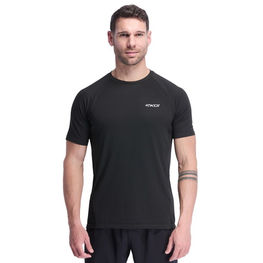 T-Shirt EKOI RUN DRY FAST Schwarz