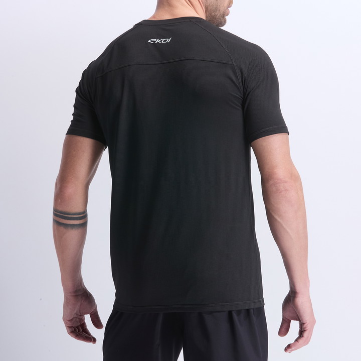 TEE SHIRT HOMME DRY FAST EKOI RUN NOIR