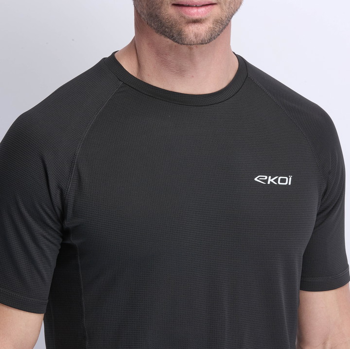 TEE SHIRT HOMME DRY FAST EKOI RUN NOIR