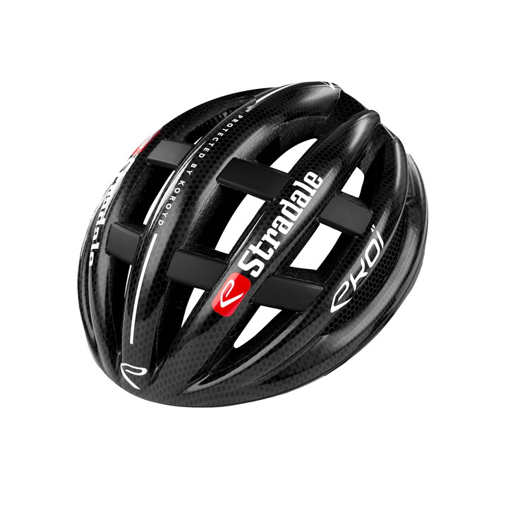 Ekoi Gara Ekoi Casque Velo Route Casque EKOI Perf Gara Blanc Logo Noir