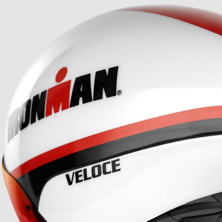 CASQUE EKOI VELOCE IRONMAN BLANC ROUGE