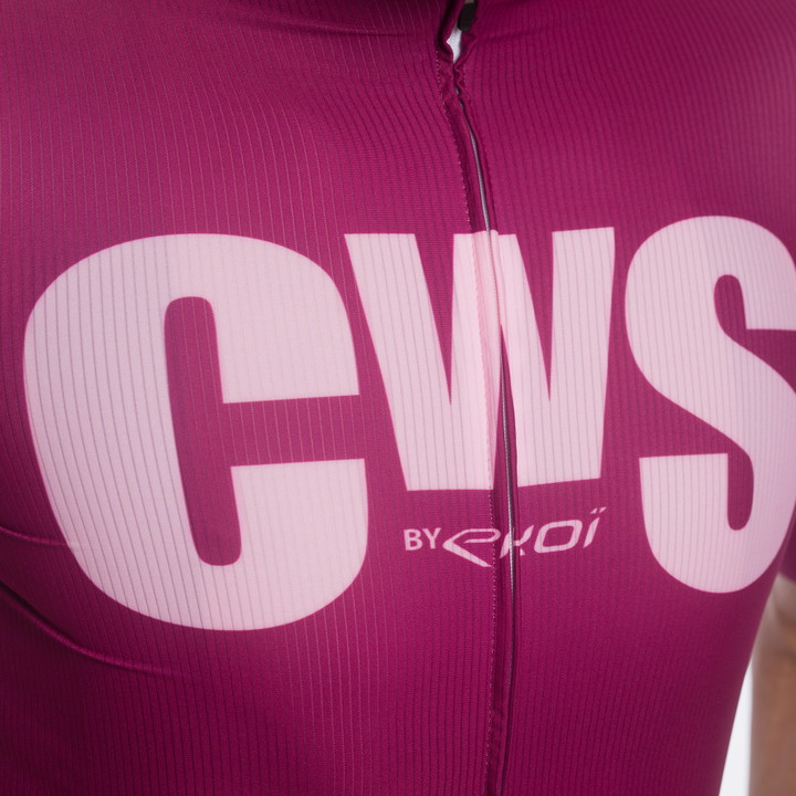 MAILLOT EKOI CWS BORDEAUX ROSE