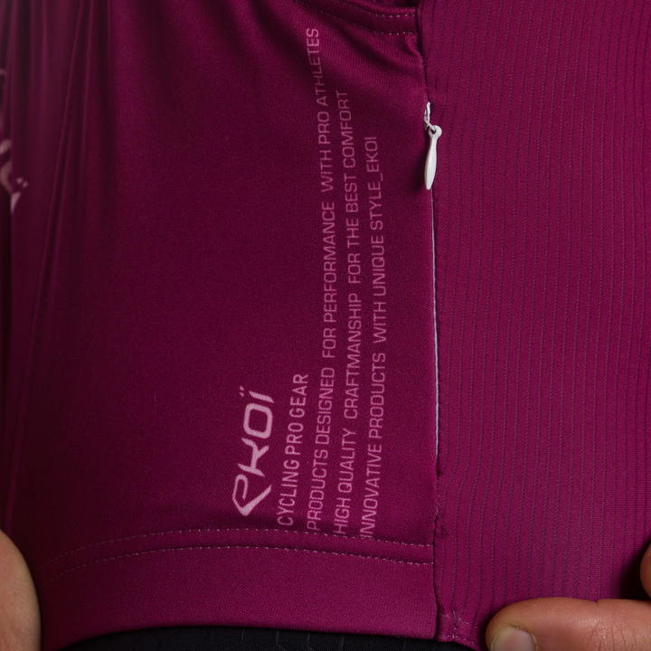 MAILLOT EKOI CWS BORDEAUX ROSE