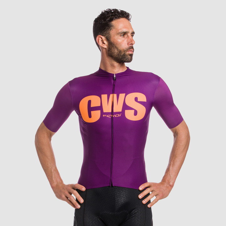 MAILLOT EKOI CWS WINE ORANGE FLUO