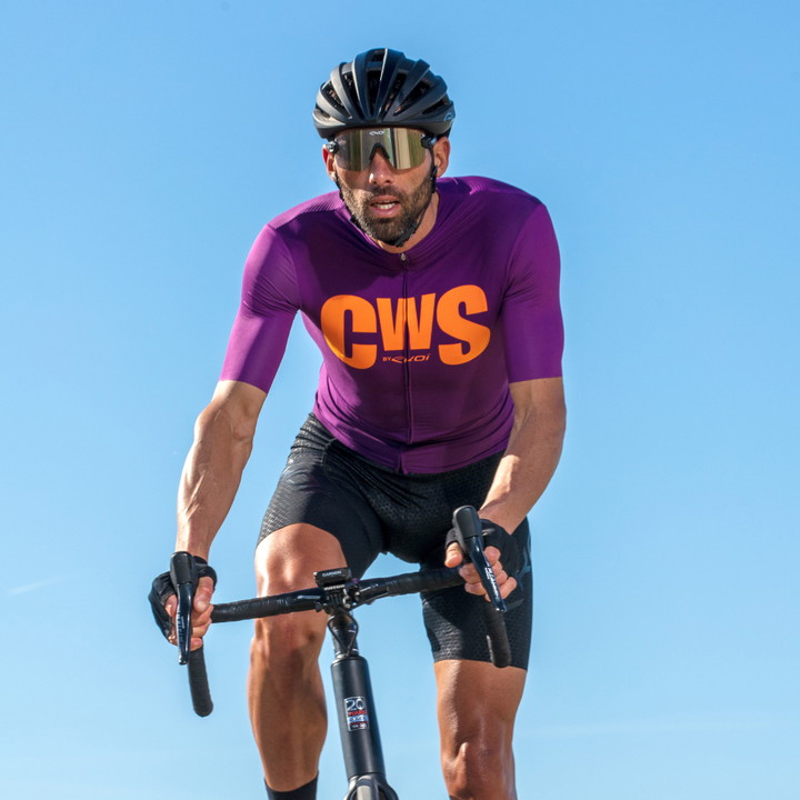 MAILLOT EKOI CWS WINE ORANGE FLUO