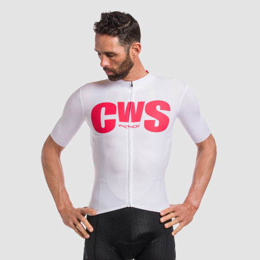 MAILLOT EKOI CWS BLANC ROUGE