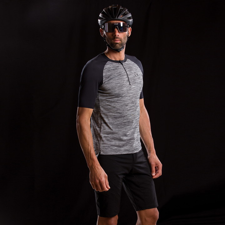 Maglia Unisex EKOI GRAVEL CONFORT Grigio melange