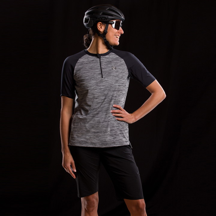 Maillot unisexe EKOI GRAVEL CONFORT Gris chiné