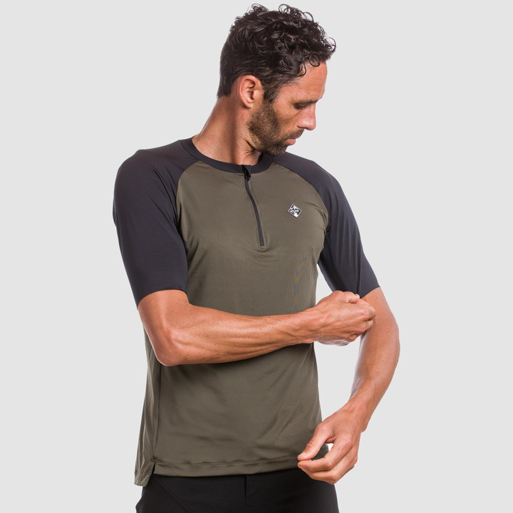 Maillot unisexe EKOI GRAVEL CONFORT Kaki