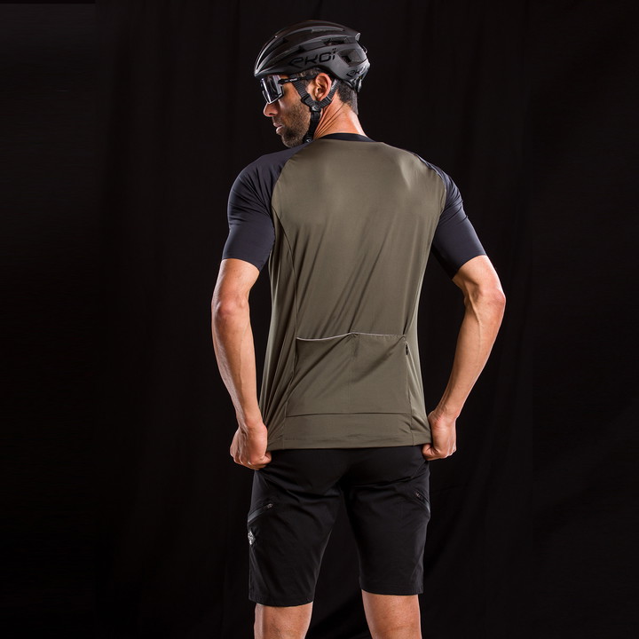 Maillot unisexe EKOI GRAVEL CONFORT Kaki