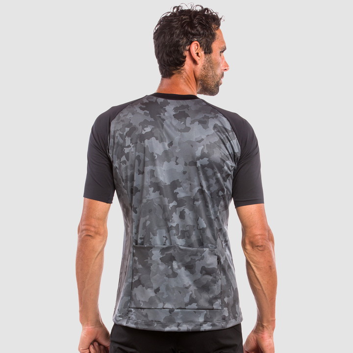Maillot unisexe EKOI GRAVEL CONFORT Bleu marine - Camo