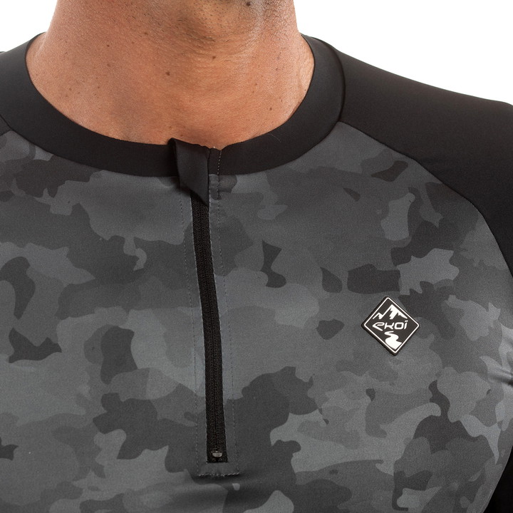 Maillot unisexe EKOI GRAVEL CONFORT Bleu marine - Camo