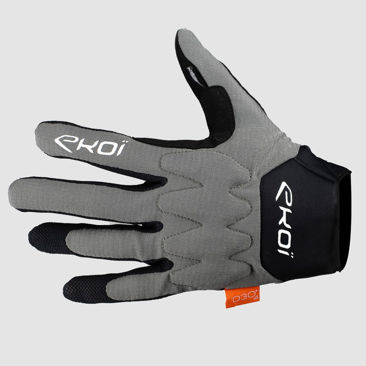 Gants VTT EKOI Protect D3O Gris