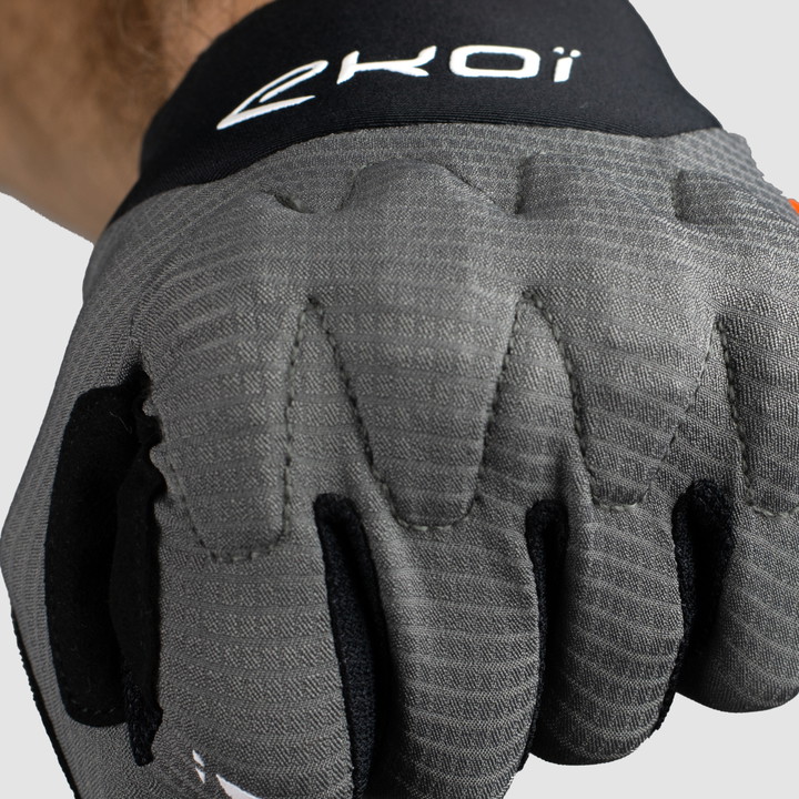 Gants VTT EKOI Protect D3O Gris