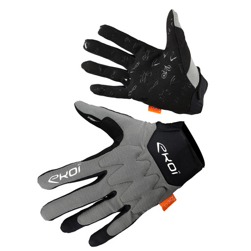 Guantes MTB EKOI Protect D3O  Gris