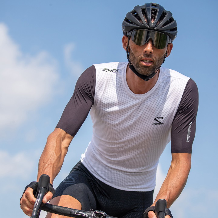 MAILLOT EKOI SUMMERLITE MC BLANC
