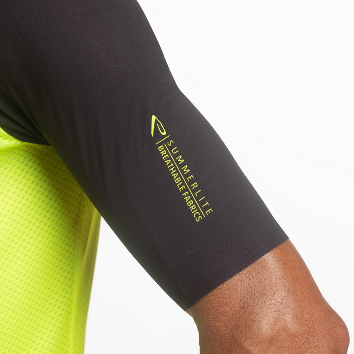 MAILLOT EKOI SUMMERLITE MC JAUNE FLUO