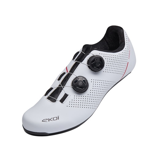 Road Shoes EKOI Perf ROAD CARBON TECH White