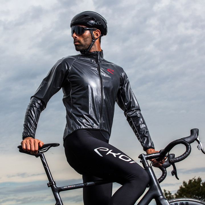 VESTE DE PLUIE EKOI SHARK GRISE