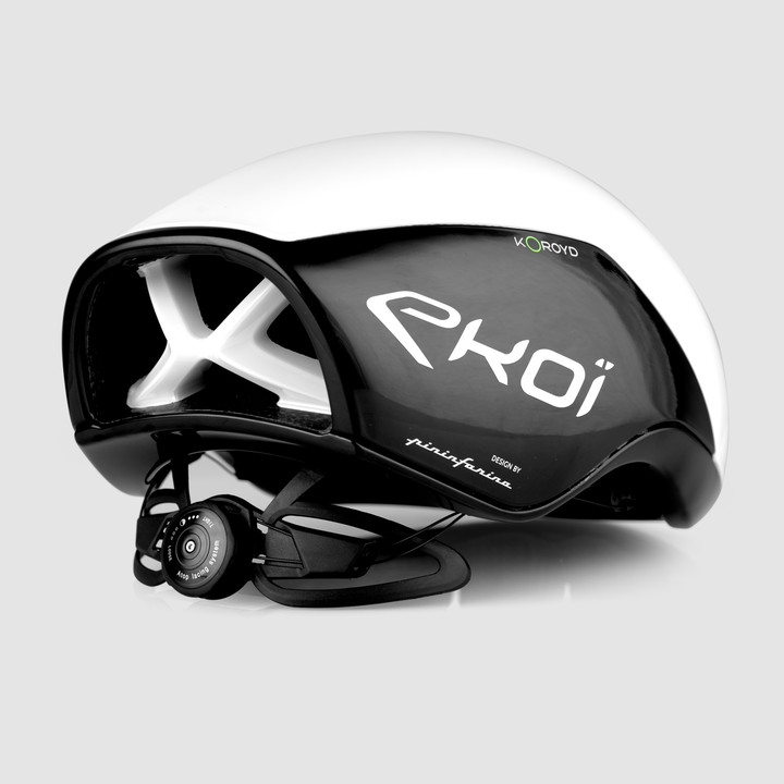 CASQUE EKOI AERODINAMICA WHITE BLACK