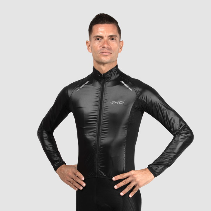 VESTE  EKOI WINDROOF LIGHT LASER NOIR