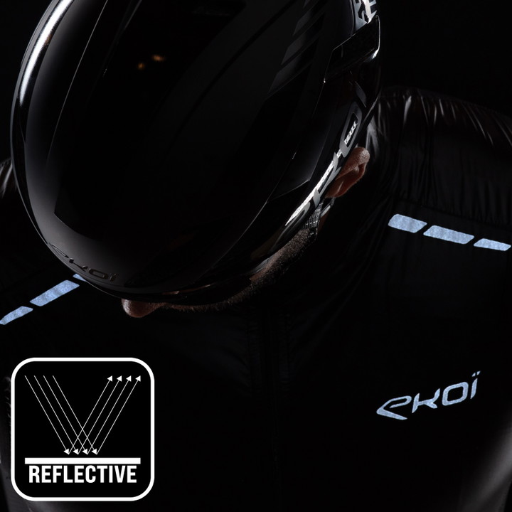 VESTE  EKOI WINDROOF LIGHT LASER NOIR
