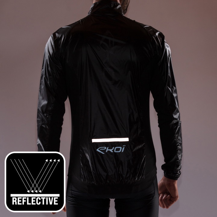 VESTE  EKOI WINDROOF LIGHT LASER NOIR