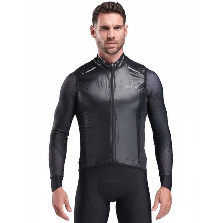 GILET EKOI WINDROOF LIGHT LASER NOIR