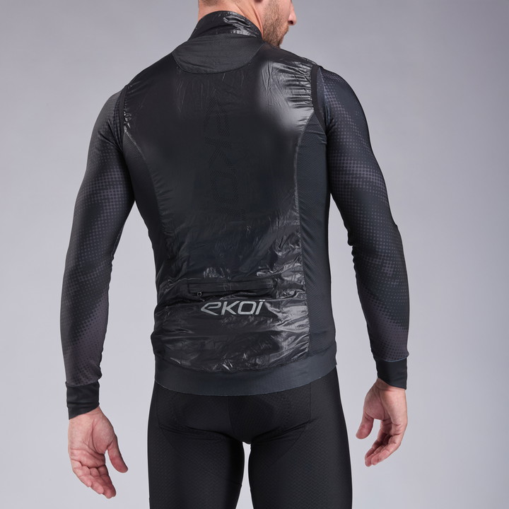 GILET EKOI WINDROOF LIGHT LASER NOIR