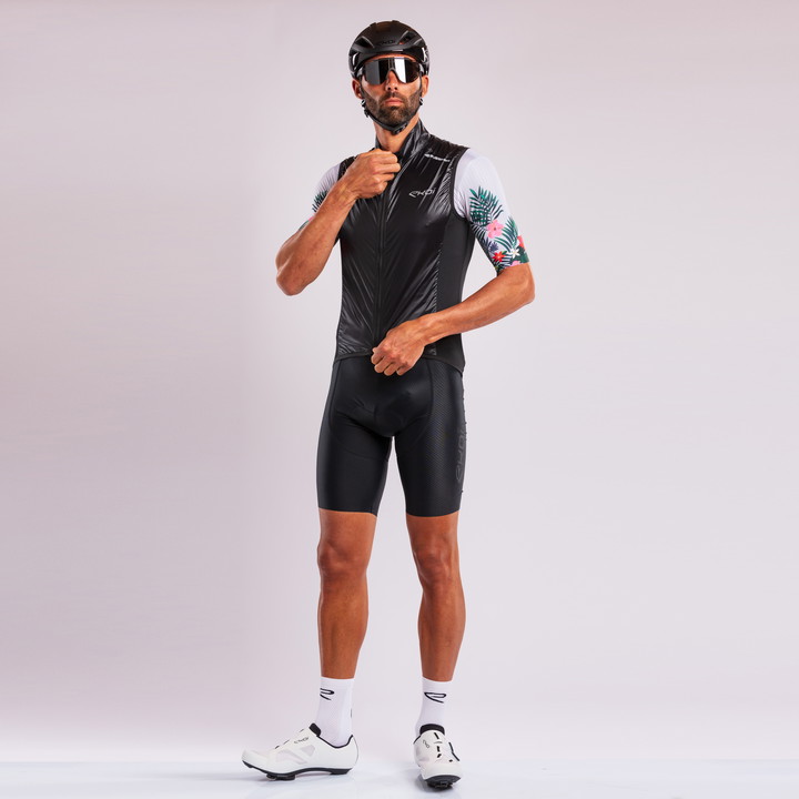 Gilet coupe-vent EKOI Perf WINDPROOF LIGHT LASER Noir