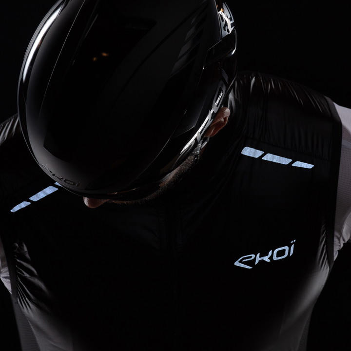 Gilet coupe-vent EKOI Perf WINDPROOF LIGHT LASER Noir