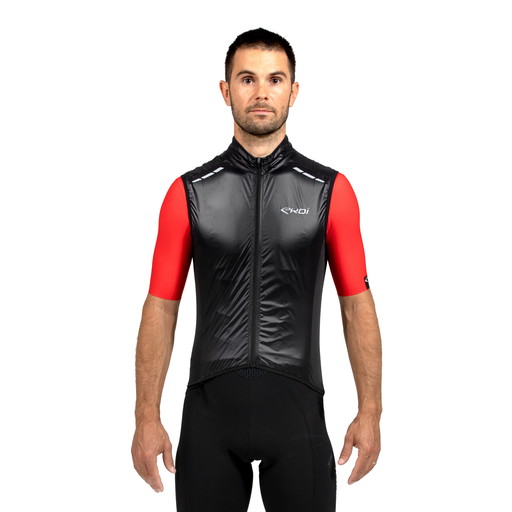 Gilet coupe-vent EKOI Perf WINDPROOF LIGHT LASER Noir