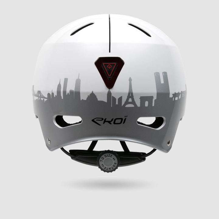 Casque EKOI CITY LINE BLANC