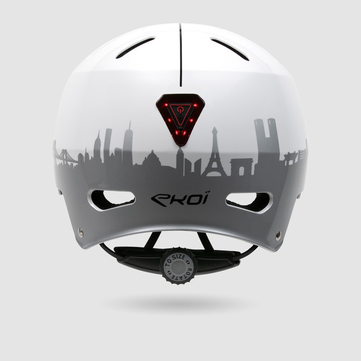Casque EKOI CITY LINE BLANC