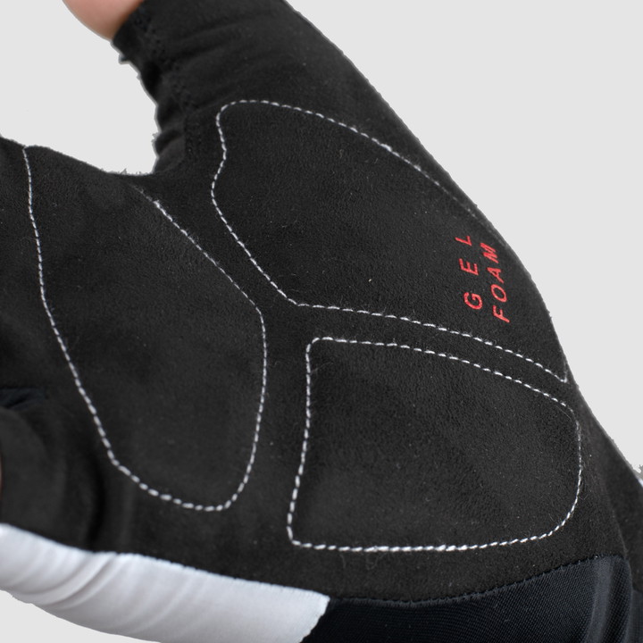 Gants velo start Gel blanc