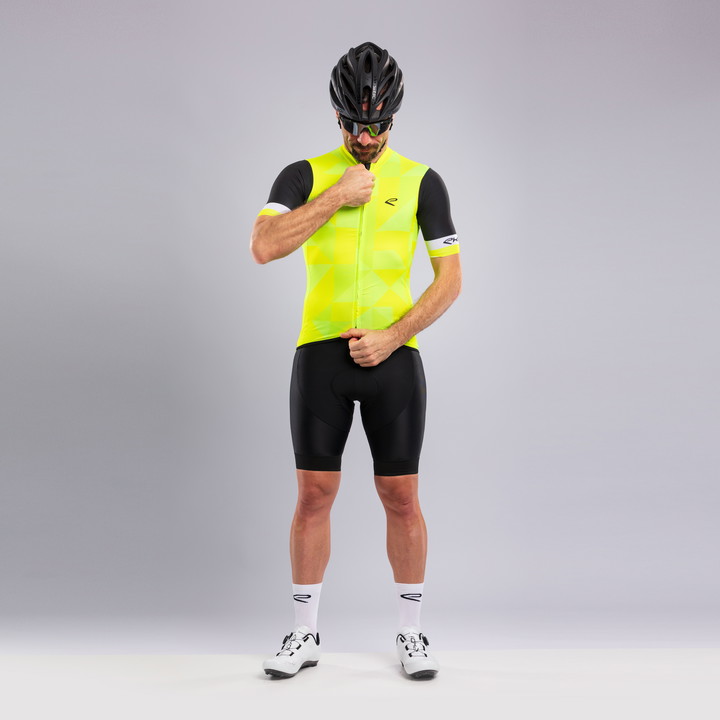 MAILLOT EKOI DIAMANT JAUNE FLUO