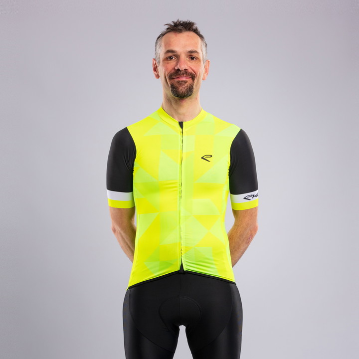 MAILLOT EKOI DIAMANT JAUNE FLUO