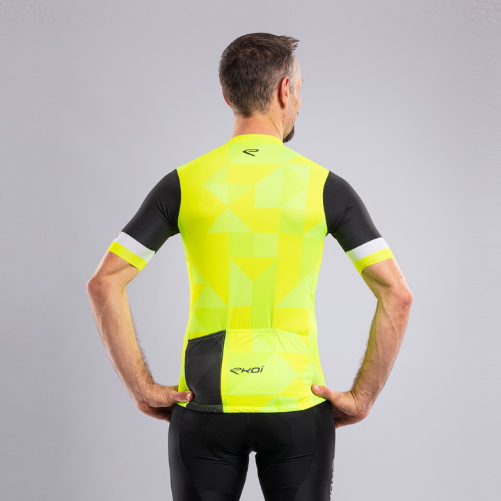 MAILLOT EKOI DIAMANT JAUNE FLUO