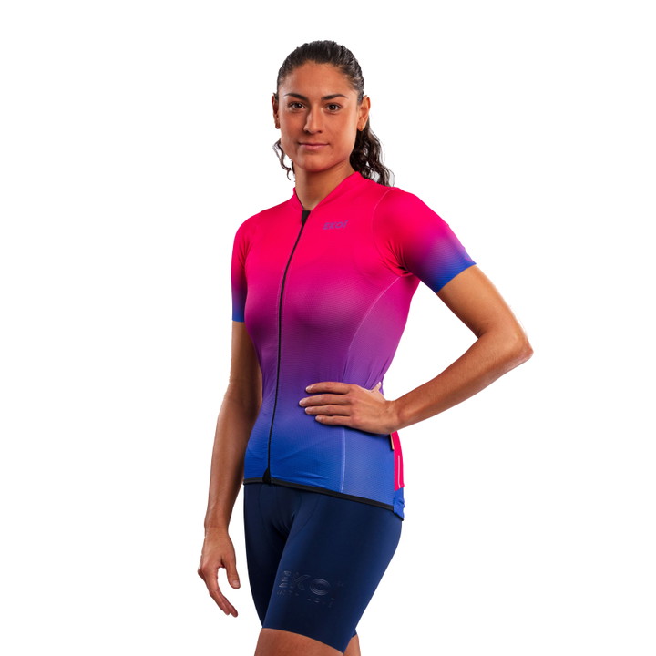 MAILLOT FEMME EKOI AQUARELLE ROSE 