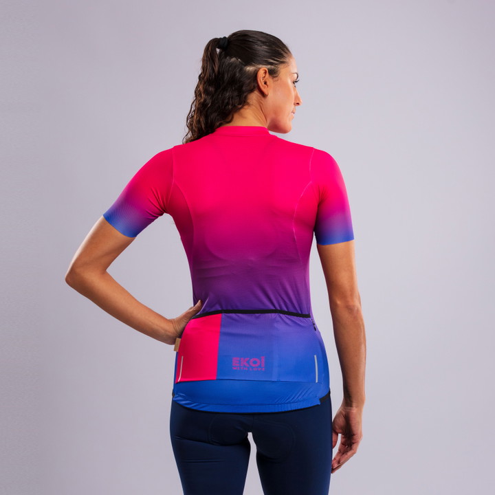 MAILLOT FEMME EKOI AQUARELLE ROSE 