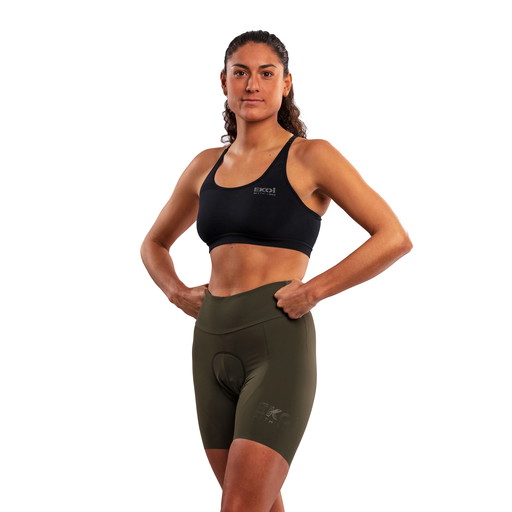 EKOI Perf ESSENTIAL Khaki Shorts Women