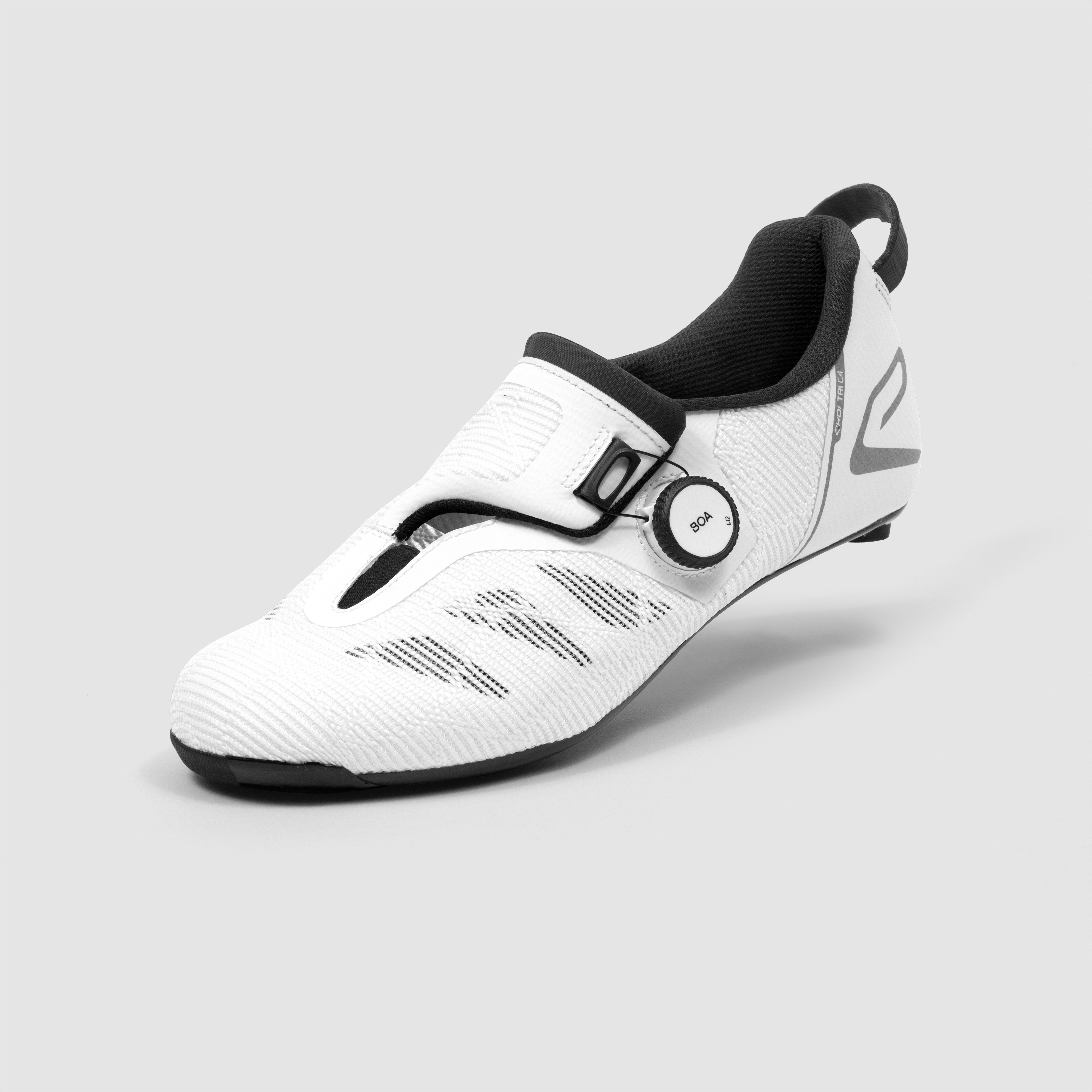 Chaussures triathlon EKOI Racing TRI C4 Boa Blanches