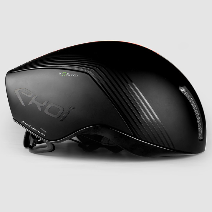 Casque personnalisable EKOI AERODINAMICA Noir Brillant