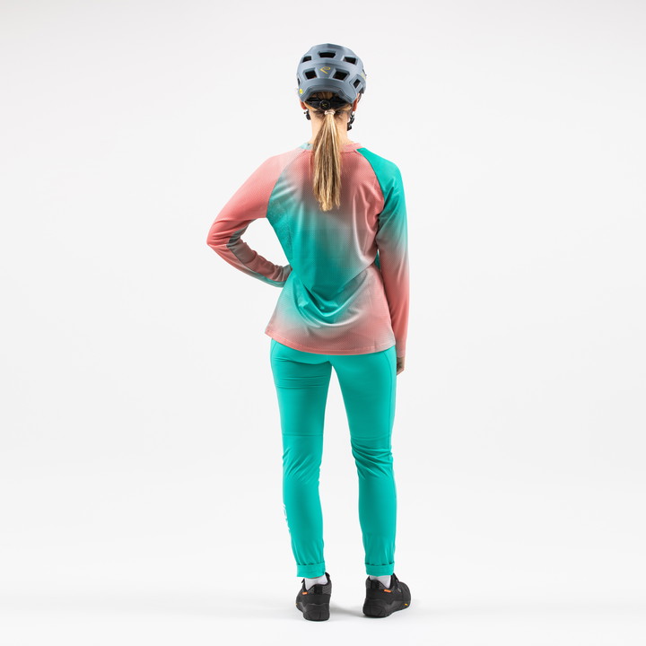MAILLOT MANCHE LONGUES EKOI VTT VTT RUTS N WAVES BLEU WMN